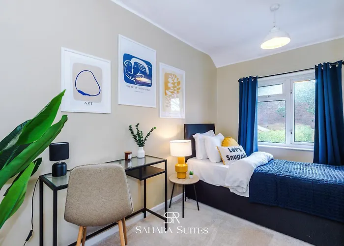 Stylish 4bed - Sleeps 7 - Close To Hcc & Business District - Parking Dom wakacyjny