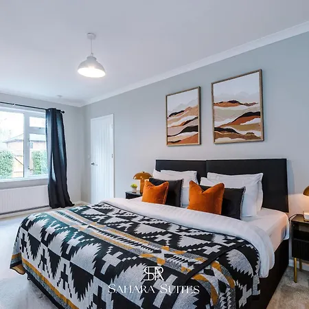 Stylish 4bed - Sleeps 7 - Close To Hcc & Business District - Parking Harrogate